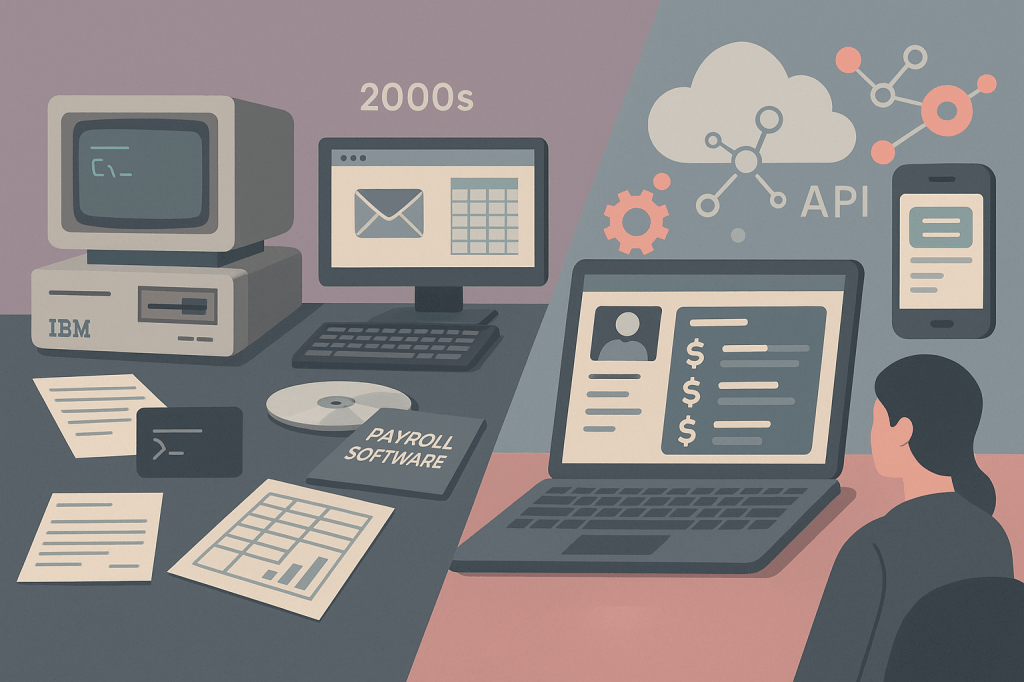 The Evolution of Payroll and HR Software: From Mainframes to APIs and&nbsp;Beyond